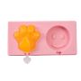 Ice cream mold with two  compartments 