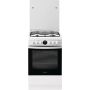 Indesit IS5G8CHW/PO Freestanding cooker Gas Black, White A