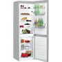 Indesit LI8 S1E S fridge-freezer Freestanding 339 L F Silver