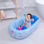 Inflatable baby bathtub with balls - swan
