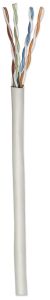 Intellinet Network Bulk Cat5e Cable, 24 AWG, Solid Wire, Grey, 305m, U/UTP, Box