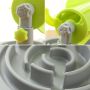 Interactive dog food dispenser - green