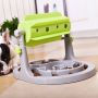 Interactive dog food dispenser - green