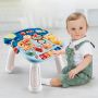 Interactive pusher / educational table 3in1 - blue