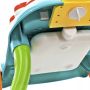 Interactive pusher / educational table 3in1 - green-blue