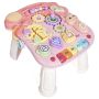 Interactive pusher / educational table 3in1 - pink