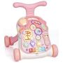 Interactive pusher / educational table 3in1 - pink