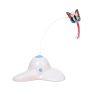 Interactive toy for cats Flying Butterfly - white