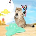 Interactive toy for cats Flying Butterfly - yellow
