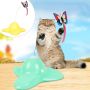 Interactive toy for cats Flying Butterfly - yellow