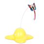 Interactive toy for cats Flying Butterfly - yellow
