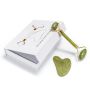 Jade face massager, roller - Light green