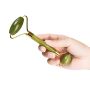Jade face massager, roller - Light green
