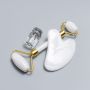 Jade face massager, roller - White