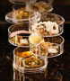 Jewelery box 4-tier - transparent