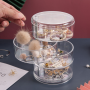 Jewelery box 4-tier - transparent