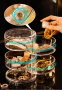 Jewelery box 4-tier - transparent