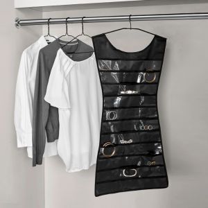 Jewelry closet organizer - black