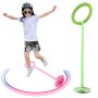 Jump rope / hula hoop on the leg - green