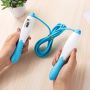 Jump rope with LCD counter - green