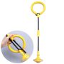 Jumping rope / hula hoop foldable - yellow