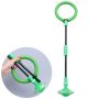 Jumping rope / hula hoop for foldable leg - green