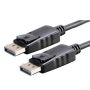 Kabel Akyga AK-AV-10 (DisplayPort M - DisplayPort M; 1,8m; kolor czarny)