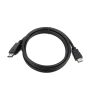 Kabel GEMBIRD CC-DP-HDMI-1M (HDMI M - DisplayPort M; 1m; kolor czarny)