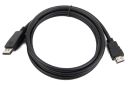 Kabel GEMBIRD CC-DP-HDMI-3M (HDMI M - DisplayPort M; 3m; kolor czarny)