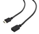 Kabel GEMBIRD CC-HDMI4X-6 (HDMI M - HDMI F; 1,8m; kolor czarny)
