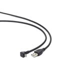 Kabel GEMBIRD CCP-MUSB2-AMBM90-6 (USB M - Micro USB M; 1,8m; kolor czarny)