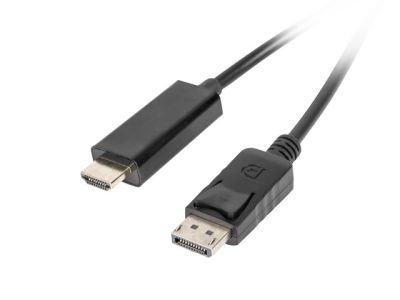 Kabel Lanberg CA-DPHD-10CC-0018-BK (DisplayPort M - HDMI M; 1,8m; kolor czarny)