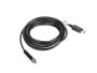 Kabel Lanberg CA-DPHD-10CC-0050-BK (DisplayPort M - HDMI M; 5m; kolor czarny)