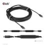 Kabel USB Club3D CAC-1535 (USB 3.2 Gen2 Type C to C Active Bi-directional Cable 8K60Hz M/M 5m)