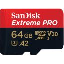 Karta pamięci SanDisk EXTREME PRO SDSQXCY-064G-GN6MA (64GB; Class 10, Class U3, V30; Karta pamięci)