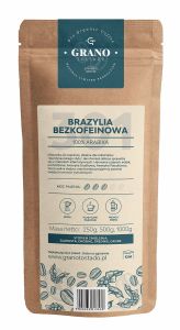 Kawa średnio mielona Granotostado BRAZYLIA BEZKOFEINOWA 250g