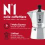 Kawiarka Bialetti Moka Express 0,2 L Aluminium, Czarny