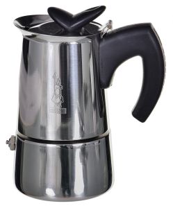Kawiarka Bialetti Musa New moka Czarny, Stal nierdzewna