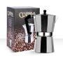 Kawiarka do kawy – srebrna, 600ml, 12 filiżanek, gaz