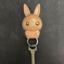 Key hanger - brown rabbit