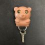 Key hanger - brown teddy bear