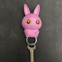 Key hanger - pink rabbit