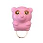 Key hanger - pink teddy bear