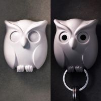 Key hanger - white owl