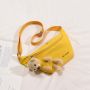 Kidney / sachet with a teddy bear - yellow