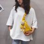 Kidney / sachet with a teddy bear - yellow