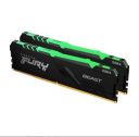 KINGSTON 32GB 2666MHz DDR4 CL16 DIMM (Kit of 2) FURY Beast RGB KF426C16BBAK2/32