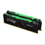 KINGSTON 32GB 2666MHz DDR4 CL16 DIMM (Kit of 2) FURY Beast RGB KF426C16BBAK2/32