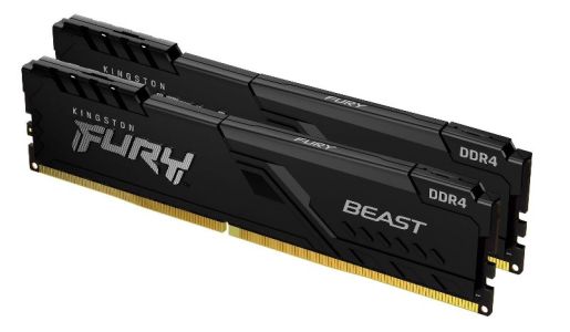 KINGSTON 8GB 2666MHz DDR4 CL16 DIMM (Kit of 2) FURY Beast Black KF426C16BBK2/8