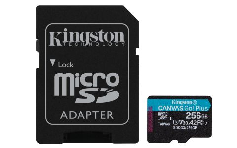 Kingston Technology Canvas Go! Plus memory card 256 GB SD UHS-I Class 10